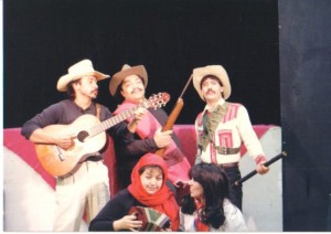 Tony, Angel, Rudy and Debra in Intro to Chicano History:101